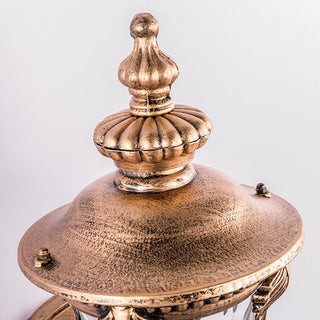 Klassische Wetterfeste  Außen Wandlaterne mit Glasgehäuse