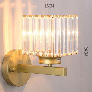 Vintage Kristall-Wandleuchte für Flur und Wohnzimmer