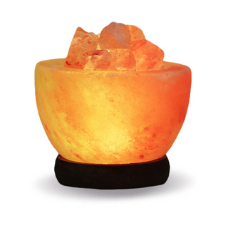 Warme LED-Salzlampen für Zuhause