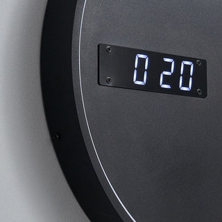 Funktionale digitale LED-Wanduhr für modernes Wohnen
