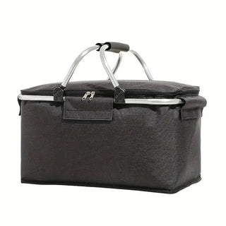 Collapsible Picnic Cooler Basket 18L Travel Food Storage - Image 5