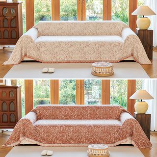 Reversible Couch Cover Nordic Speckle Boho Design - Image 5