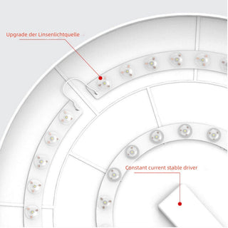 Runde schlichte LED Deckenleuchte für Innen und Außen
