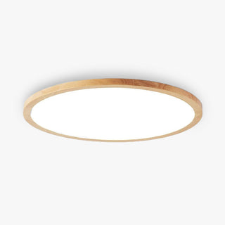 Moderne Holz LED Deckenlampe mit Dimmfunktion