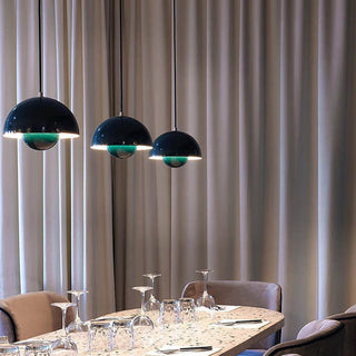 Bunter Halbkreisförmiger Farbiger Kronleuchter mit Nordic-Design