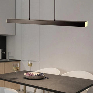 Elegante Lineare LED Pendelleuchte Esszimmer Edge Moderne
