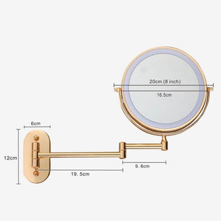 Modernes LED-Kosmetikspiegel Wand-Lampen Set