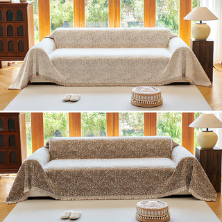 Reversible Couch Cover Nordic Speckle Boho Design - Image 4