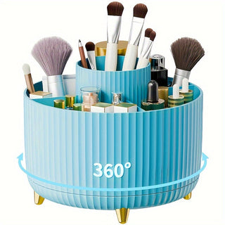 Makeup Carousel Organizer Five Compartment Beauty Storage - Image 7