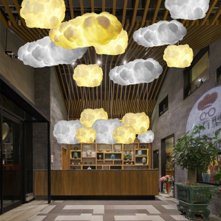 Led Flauschige Wolke Hängelampe
