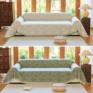 Reversible Couch Cover Nordic Speckle Boho Design - Image 3