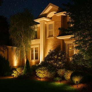 Lebendige Solarbetriebene Gartenstrahler mit verstellbarem LED-Licht