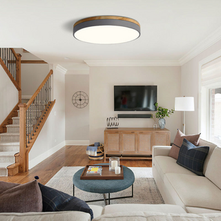 Helle Runde LED-Deckenleuchte für Wohnzimmer oder Schlafzimmer