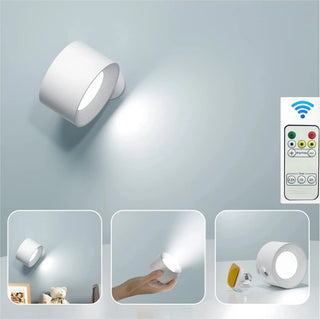 Moderne LED-Wandleuchte 360° drehbar Akku
