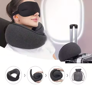 Nackenstütze Reisekissen für Flugzeug Auto Bahn