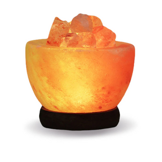 Warme LED-Salzlampen für Zuhause