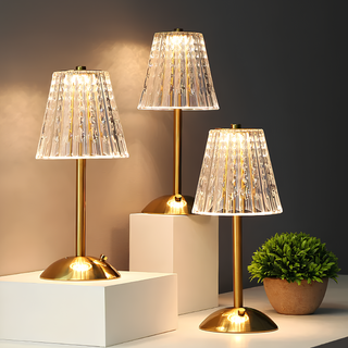 Moderne Kristall LED Schreibtischlampe mit Touch