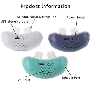 Compact travel CPAP alternative for sleep apnea 
