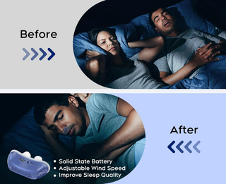 Compact travel CPAP alternative for sleep apnea 