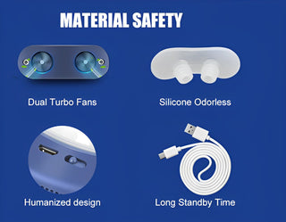 Compact travel CPAP alternative for sleep apnea 