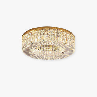 Elegante Runde Kristall Deckenleuchte für Zuhause