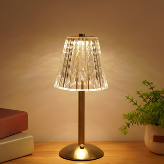 Moderne Kristall LED Schreibtischlampe mit Touch