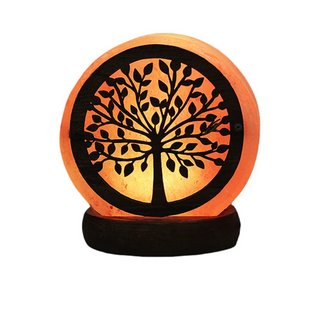 Warme LED-Salzlampen für Zuhause