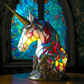Dekorative Tiffany-Lampe im Tierdesign