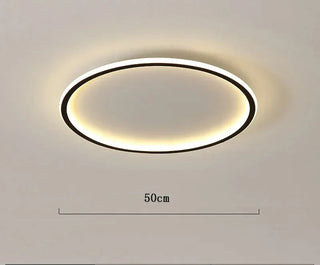 Runde LED Halo Deckenleuchte für Wohnzimmer