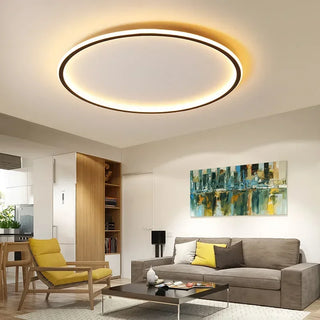 Runde LED Halo Deckenleuchte für Wohnzimmer