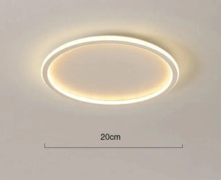 Runde LED Halo Deckenleuchte für Wohnzimmer