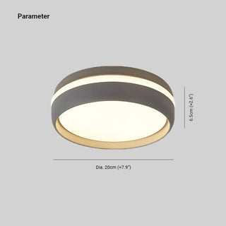 Moderne Runde Deckenlampe mit LED Beleuchtung