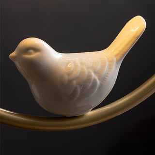 Charmante Vintage-Deckenlampe mit Vogelmotiv
