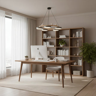 Zarte Sienna Bird Runde Deckenleuchte mit sanftem Licht