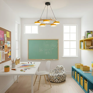 Zarte Sienna Bird Runde Deckenleuchte mit sanftem Licht