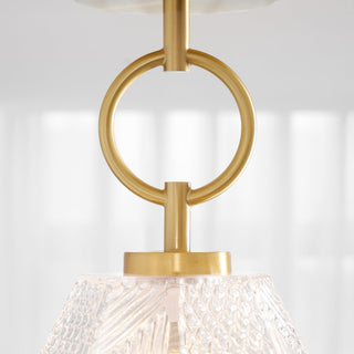 Dekorative Diamantgeschliffene Art Deco Deckenleuchte