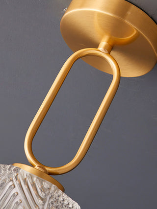 Dekorative Diamantgeschliffene Art Deco Deckenleuchte