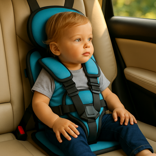 Child Car Seat Compact Adjustable Travel Booster Seat - Image 9