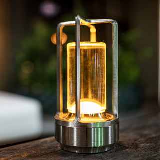 Kristalllaterne Design Vintage Tischlampe