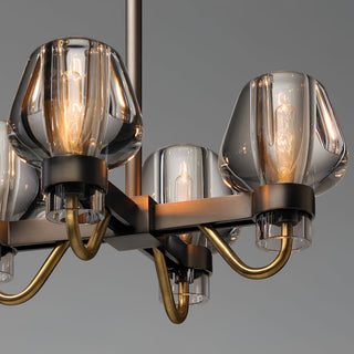 Zeitgenössischer Glas Schirm Kronleuchter