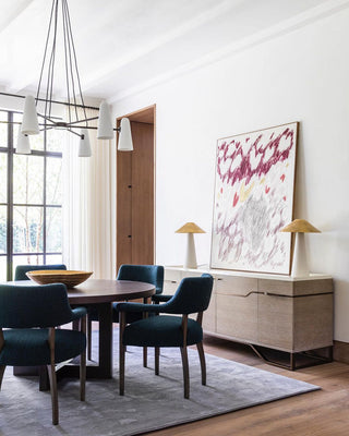 Eleganter Glas-Kronleuchter mit mehreren Köpfen