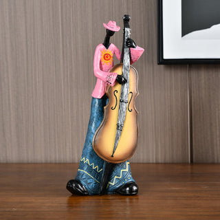 Künstlerische Jazzband Figur – Vintage Musikstatue