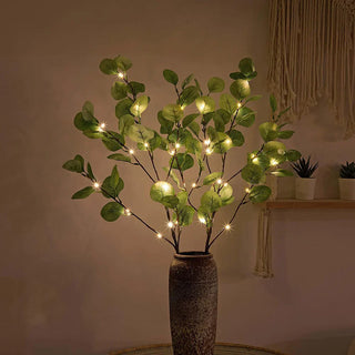 LED Olive Branch Decor Soft Warm-White Ambient Lighting