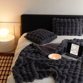 Praktische Warme Kuscheldecke für Sofa und Schlafzimmer