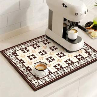 Coffee Bar & Sink Mat Absorbent & Stylish Pattern - Image 4