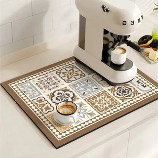 Coffee Bar & Sink Mat Absorbent & Stylish Pattern - Image 6