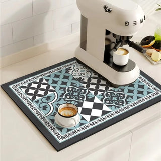Coffee Bar & Sink Mat Absorbent & Stylish Pattern - Image 8