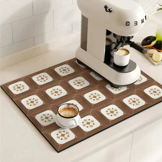 Coffee Bar & Sink Mat Absorbent & Stylish Pattern - Image 9