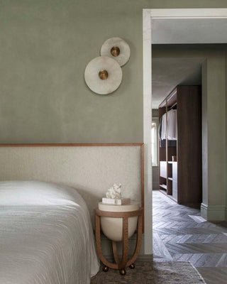 Künstlerische Alabaster Mehrfach-Wandleuchte