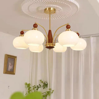 Beeindruckender Mid-Century Retro Glaskronleuchter Licht Design